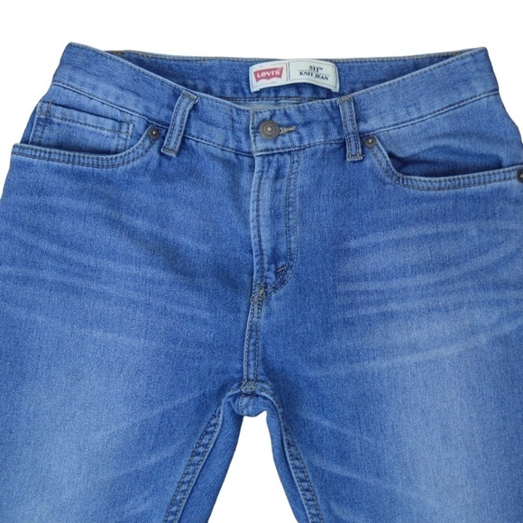 Levi’s 511 Knit Jeans, Youth Size 18 (Women 29 Waist), Medium Wash - Picture 5 of 10